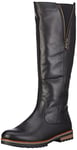 Remonte Femme R2277 Bottes Cavalières, Noir (Schwarz/01), 41 EU