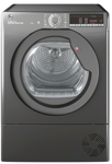 Hoover HLEC8TRGR Freestanding Condenser Tumble Dryer - Graphite