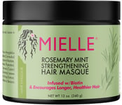 Mielle Organics Rosemary Mint Strengthening Hair Masque, Infused W/Biotin, 12 Ou