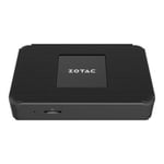 ZOTAC ZBOX P Series PI336 pico - Mini PC Celeron N6211 / 1.2 GHz RAM 4 Go SSD eMMC 128 UHD Graphics Gigabit Ethernet, Bluetooth 5.2, IEEE 802.11ax (Wi-Fi 6E) LAN sans fil: 802.11a/b/g/n/ac/ax Win 11 Pro N moniteur : aucun