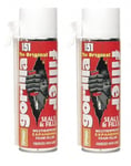 2 x Cans Of The Original Gorilla Filler Weatherproof expanding foam 500ml... 