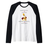 Alice Fall down Get up Straighten the crown Move on Raglan Baseball Tee