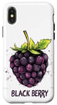 iPhone X/XS Funny Blackberry Costume for Fruits Lovers Case