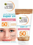 Garnier Ambre Solaire SPF 50+ Anti Dryness Sun Cream Moisturiser for Face