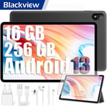 Blackview Tab 18 Tablette Tactile 11.97 pouces Android 13 2.4G+5G Wifi, RAM 16 Go ROM 256 Go/SD 1 To 8800mAh Tablette PC - Gris