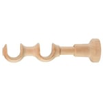 Support pour barre à rideauGoodHome ⌀28/28mm 19,8x5,3cm naturel