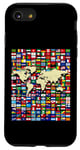 iPhone SE (2020) / 7 / 8 252 Flags,World Flags,World map with flags. Case