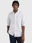 Tommy Hilfiger Core Flex Geo Print Shirt, White/Carbon Navy