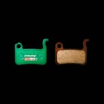 SwissStop Disc Brake Pads 16 Organic For Shimano XTR BR-M975 / BR-M966 / Green