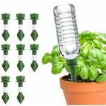 8 Pack Spike arrosage Automatique des Plantes, Pots d'arrosage en céramique, arroseur Automatique de Plantes de Vacances Goutte à Goutte, système