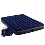 Intex 64765 Matelas Gonflable, Multicolore, 152 x 203 cm