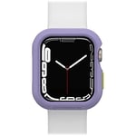 OtterBox All Day Bumper pour Apple Watch Series 9/8/7 - 41mm, Antichoc, anti-chute, élégant étui de protection Watch, protège l'écran et les bords, Violet/Jaune