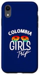 Coque pour iPhone XR Colombia Girls Trip Travel Vacation Femmes Colombie