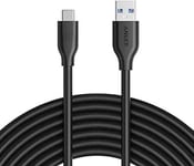 Anker PowerLine USBC USBA 3.0 cable 3.0m black Galaxy S10 S 17873