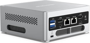 Mini PC NAB9 Core i9-12900HK Processeur jusqu'à 5,0 GHz, 14C/20T,32 Go RAM 1 to SSD, Dual 2.5G LAN Ordinateur de Bureau,2 x HDMI, 3 x USB Type-C, 4 x USB Type A, WiFi 6, BT5.2.[V2069]