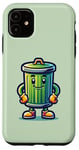 iPhone 11 Garbage Trash Can Cartoon Character Design Case