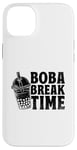 Coque pour iPhone 14 Plus Boba Break Time Thé au lait Bubble Tea Boba Pearl Lover