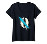 Womens Official Queens Of The Stone Age Shattered V-Neck T-Shirt