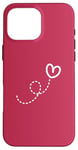 iPhone 16 Pro Max Heart Doodle Love Message Valentine's Day Red Case