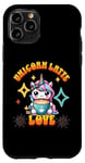 Coque pour iPhone 11 Pro Licorne Latte Love - Passionné de café fantastique