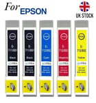 5 non-OEM Ink Cartridges to replace Epson T0711, T0712, T0713, T0714 (T0715)