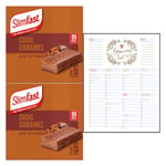 Healthy Snack Bars Bundle which Contains SlimFast Chocolate Caramel Treat Bar...