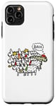 Coque pour iPhone 11 Pro Max Anti Christmas Bah Humbug Mouton