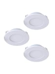 EGLO FUEVA-Z recessed spot Ø85 mm white 3-pack