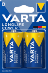 EL VARTA BATTERI HIGHENERGY LR20 1,5V 2pk