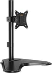 Single Monitor Stand for 13-32" Screens, Monitor Desk Mount, Height Adjustable,