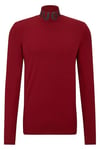 HUGO Men's Dardini233 T-Shirt, Dark Red604, L