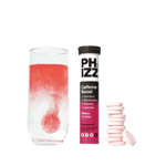 Phizz Cherry Caffeine + 3-in-1 Hydration, Electrolyte and Multivitamin Effervescent, 20 Tablets