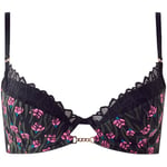 Rembourrés Morgan  Soutien-gorge ampliforme coques moulées noir Delphine