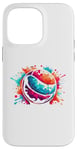 Coque pour iPhone 14 Pro Max Splash Art Dodge Ball Dodgeball Player