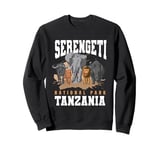 Serengeti National Park Tanzania Safari Animals Big 5 Africa Sweatshirt