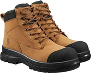 Carhartt Homme Detroit Rugged Flex Chaussures de sécurité Montantes à Fermeture Éclair S3 15 cm Bottes de Construction, Blé, 44 EU Large