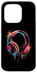 iPhone 15 Pro Headphones Music DJ Artwork Music Lover Beatmaker Techno Case