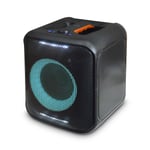 Nedis - Bluetooth® Party Speaker | Maksimal batteritid: 5 timer | 150 W | Bærehåndtag | Fest lys | Kan parres | Equalizer | Orange / Sort - SPPT2450BK