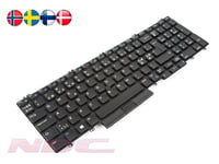 NEW Dell Precision 7530/754/7730/7740 NORDIC Backlit Laptop Keyboard - 0RX21J