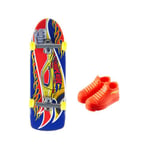 Hot Wheels- Mini Skateboard Chaussures incluses. Modèles Assortis, HGT46, Multicolore