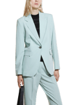 SISLEY Regular Fit Single Button Blazer, Mint Green