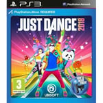 Just Dance 2018 for Sony Playstation 3 PS3 Video Game