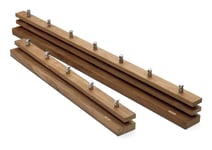 Cutter Rack 72 - Teak/Stainless Steel