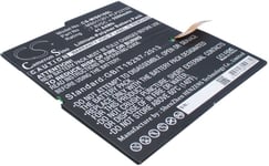 Kompatibelt med Microsoft Surface Pro 3 1631, 7.6V, 5500 mAh