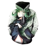 ZOSUO Unisex Hoodie Realistic 3D Colorful Fashion Anime ONE PUNCH MAN Graphics Pullover Creativity Long Sleeve Drawstring Hooded Jumper with Pocket,S