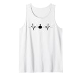 Air Hockey Stick Heartbeat Air Hockey Tank Top