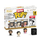 Funko Bitty Pop! HP GoF - Harry 4pk and A Surprise Mystery Mini Figure - 0.9 Inch (2.2 Cm) - Harry Potter Collectable - Stackable Display Shelf Included - Gift Idea - Party Bags Stocking