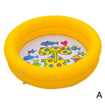 Baby Swimming Pool Kid Round Family Play Outdoor Summer A Yellow