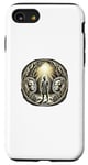 Coque pour iPhone SE (2020) / 7 / 8 Daniel in the Lion's Den: Faith Defeats Fear Inspirational