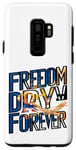 Coque pour Galaxy S9+ T-shirt graphique Patriotic Freedom USA